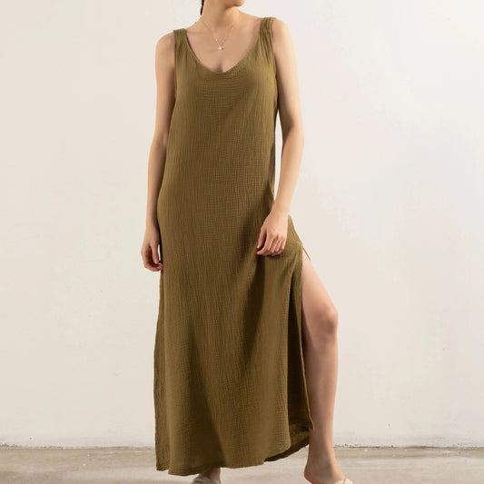 MUSLIN MAXI DRESS